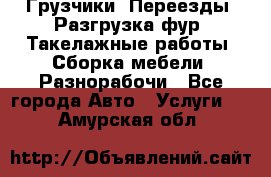 Грузчики. Переезды. Разгрузка фур. Такелажные работы. Сборка мебели. Разнорабочи - Все города Авто » Услуги   . Амурская обл.